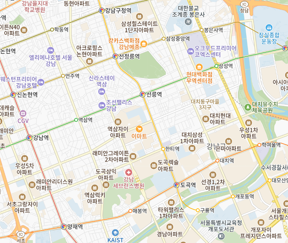 BARO 위치 지도